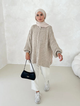 Bell Cardigan TAUPE