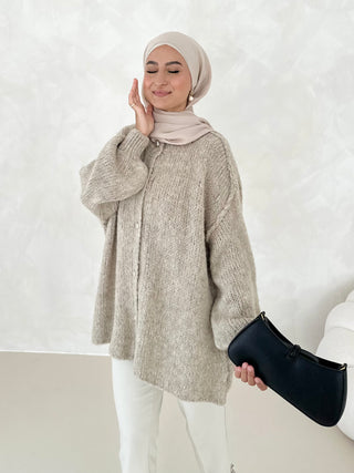 Bell Cardigan TAUPE