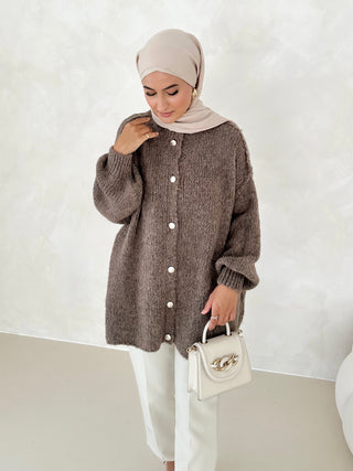 Bell Cardigan BROWN