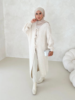 LONG Ella Cardigan BEIGE