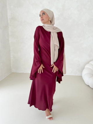 Lamiya Kleid Bordeaux