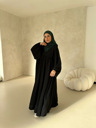 HIRA Abaya BLACK