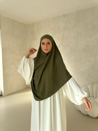 Khimar MEDINA SILK OLIVE