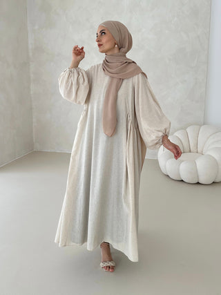 Günes Kleid beige