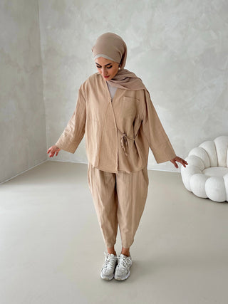 Sara 2-Teiler Beige