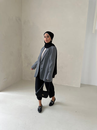 MIA OVERSIZE BLAZER GRAU