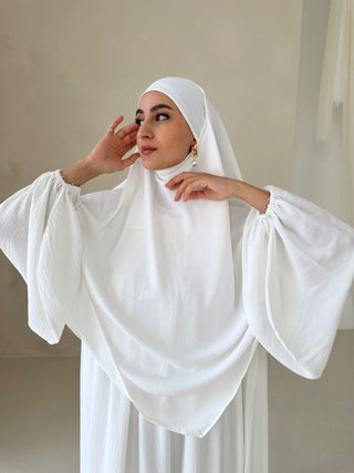 Khimar Einlagig WHITE