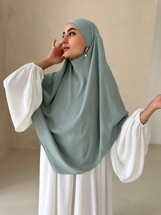 Khimar Zweilagig Oceanblue