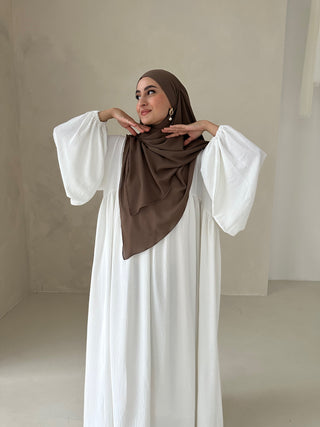 Khimar Dreilagig BRAUN