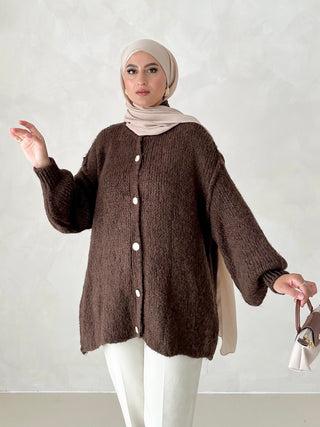 Bell Cardigan COFFEE