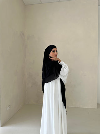 Khimar Dreilagig BLACK