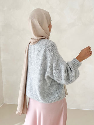 Ella Cardigan LIGHT GREY