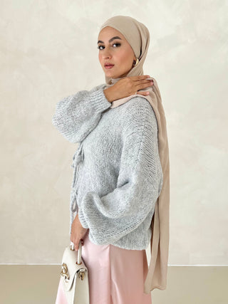 Ella Cardigan LIGHT GREY