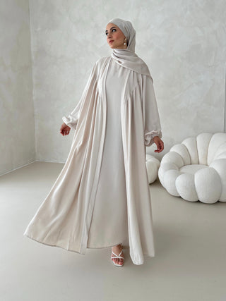 Layla Abaya 2-Teiler IVORY