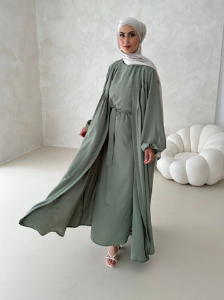 Layla Abaya 2-Teiler MINT